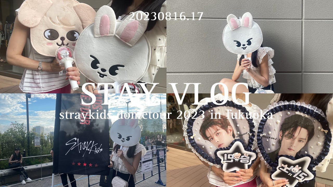 【LIVE vlog】straykids dometour 2023 in fukuoka | 福岡paypayドーム | live vlog | 参戦vlog | stay vlog