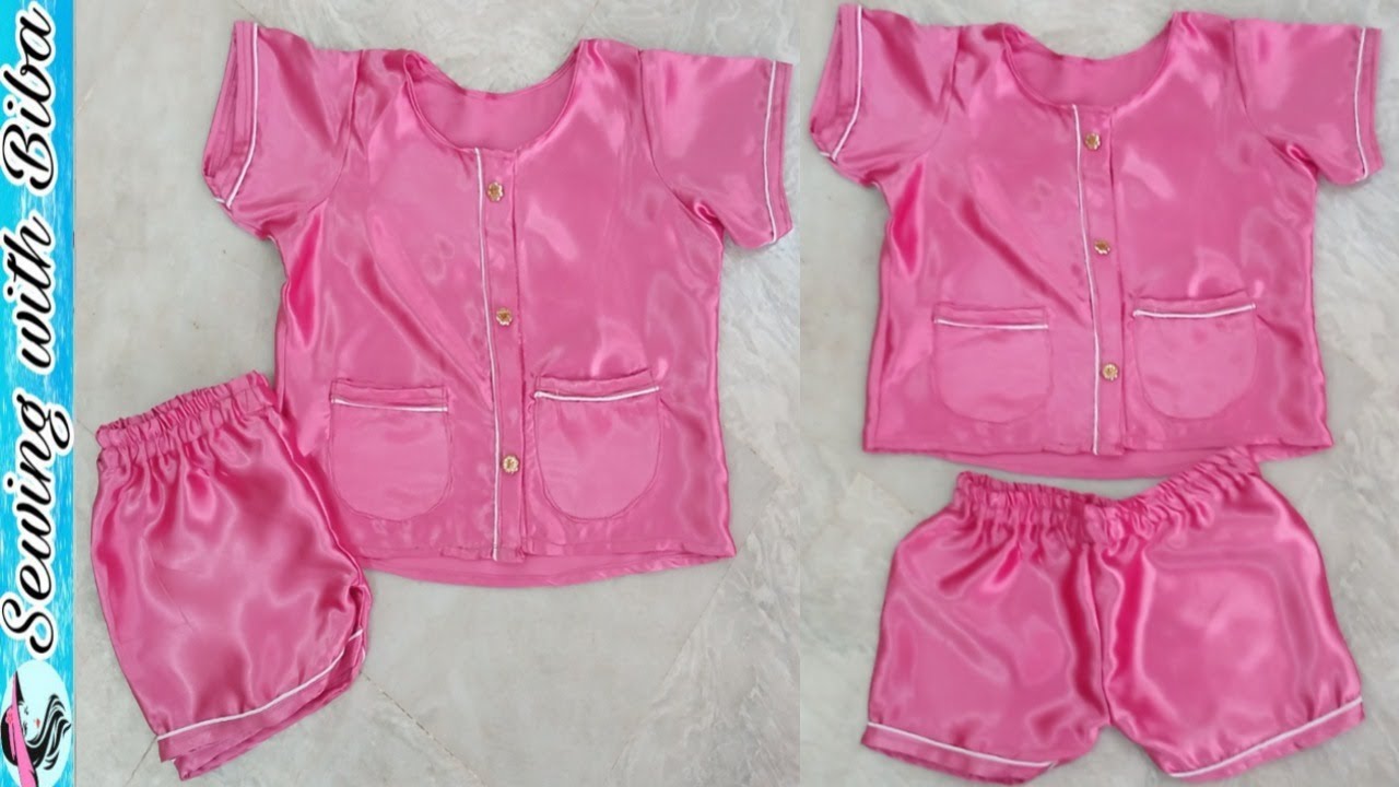 3 to 4 year Baby Night Dress /Baby Night Suit Full Cutting & Stitching By 