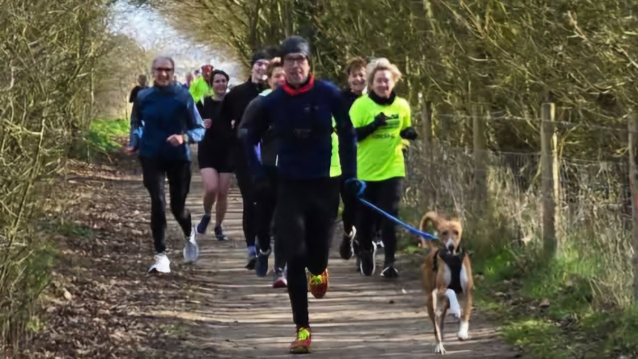 Mersea Parkrun with Prince the Dog! #carnage