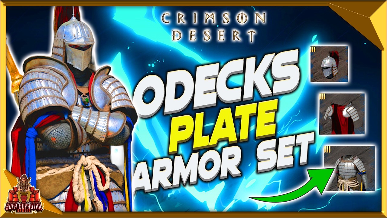 Cimson Desert How To Get Odecks Protector Plate Armor Full Set - Best Insane Samurai Armor