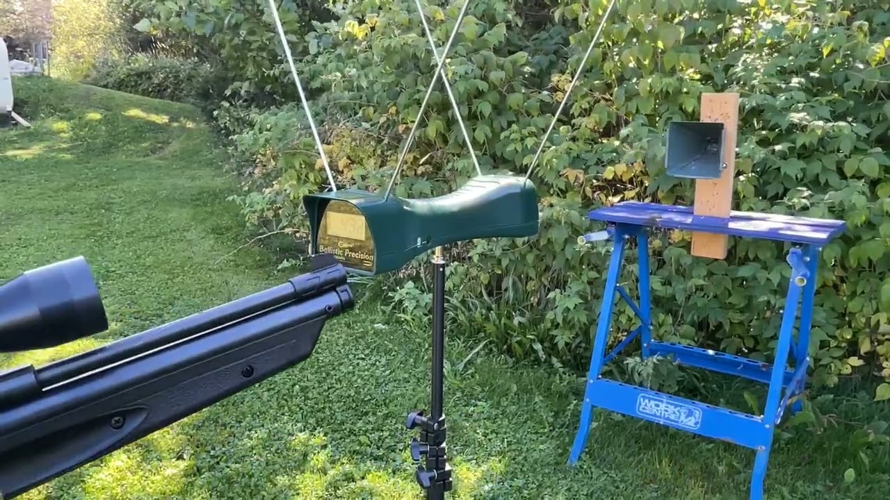 Crosman 1377 coverted to 1322 Chrony Test