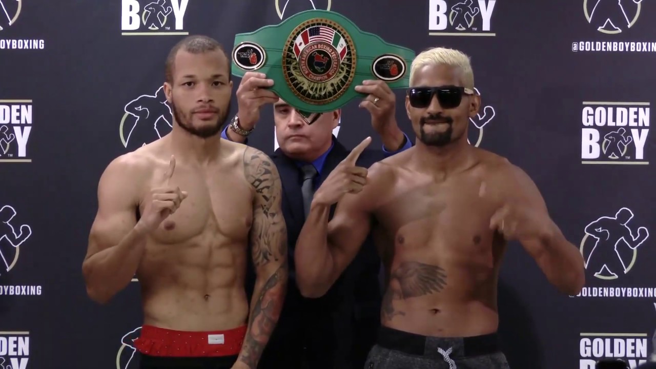 D&rsquo; Mitrius Ballard vs Yamaguchi Falcao Weigh In/ Face Off