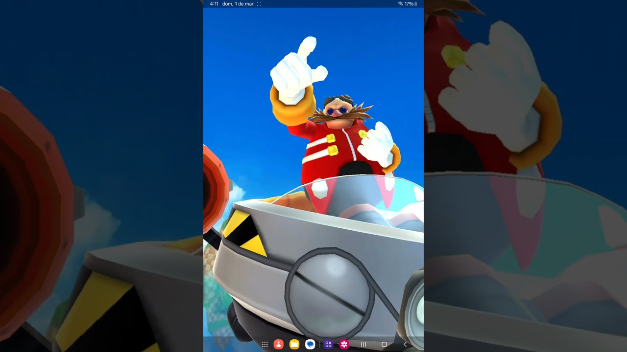 Jugando sonic dash