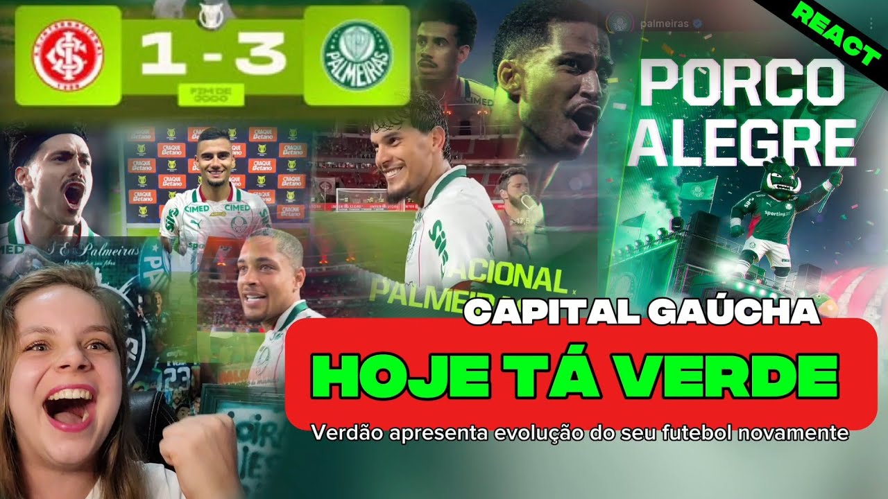 VOLTANDO! PALMEIRAS VENCE O INTER FORA DE CASA E MOSTRA EVOLUÇÃO ! 