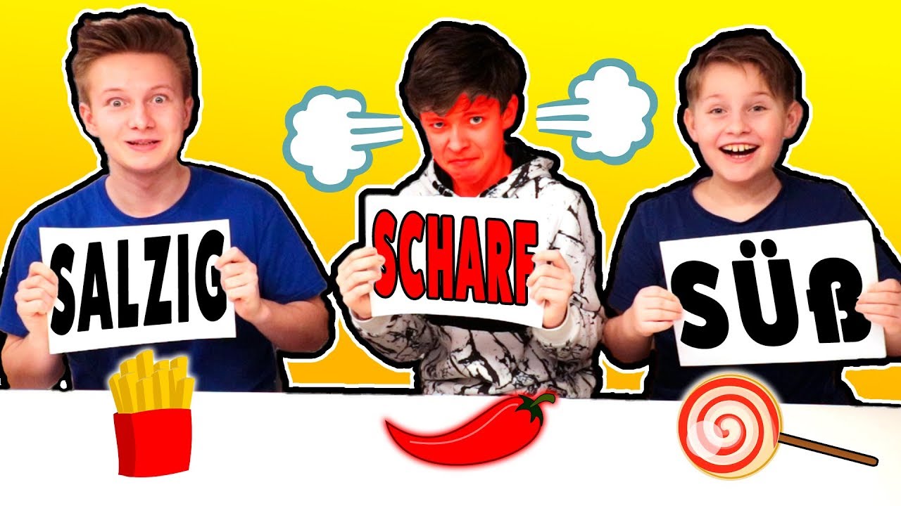 SÜß, SALZIG oder SCHARF Challenge 😡TipTapTube @ASH @Echtso @marieland @ADDI-ONLINE