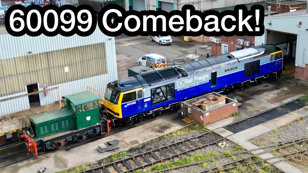 Looking FABULOUS - 60099 'Ben More Assynt' ready for a COMEBACK.! Plus 60022 REMOVED from Brush!