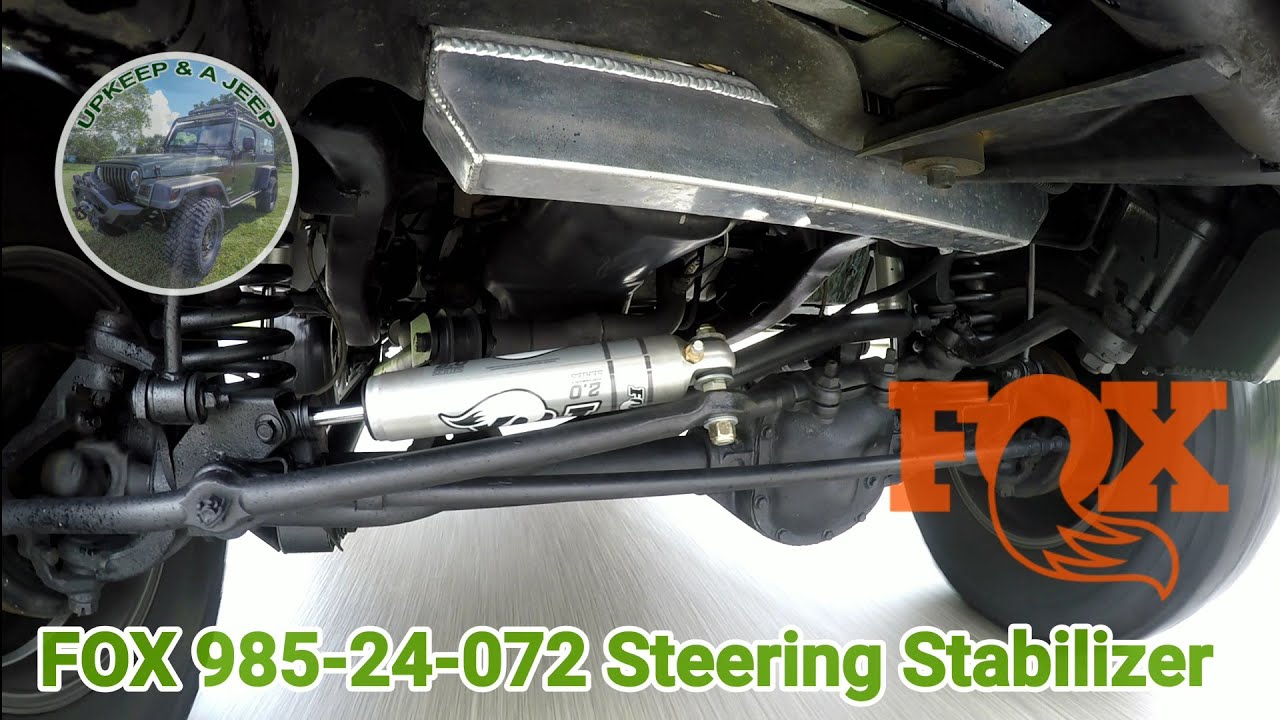 Jeep Wrangler TJ/LJ Fox Steering Stabilizer Install and Review 985-24-072