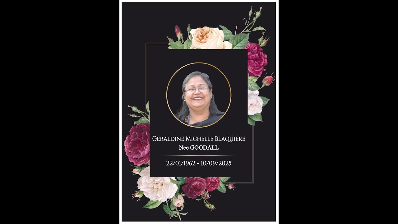 Funeral Mass of Geraldine Blaquiere (nee Goodall)