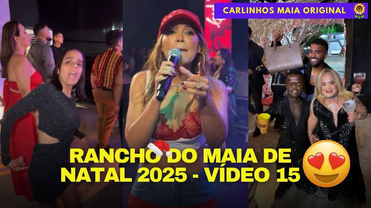 COMEÇOU A FESTA DO RANCHO DO MAIA 😍😍 | CARLINHOS MAIA 🌻