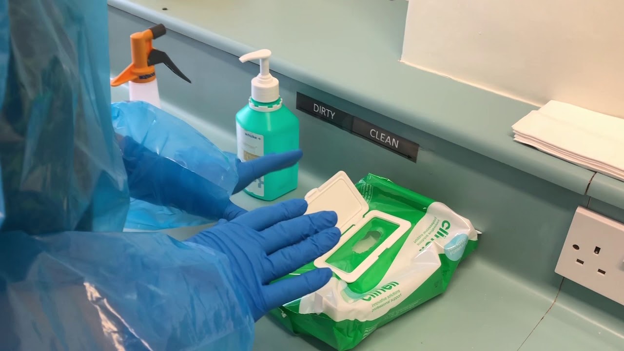 Cleaning Down After A Patient without using too many wipes