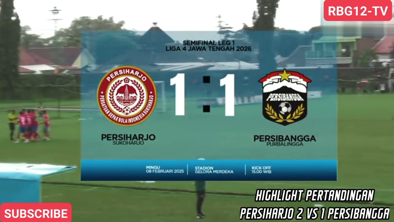 FULL HIGHLIGHT PERSIHARJO SUKOHARJO VS PERSIBANGGA PURBALINGGA - LIGA 4 JAWA TENGAH #bola