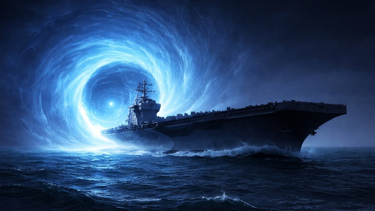 A Modern American Nuclear Aircraft Carrier Travels Back In Time To 1941, And Changes World War II