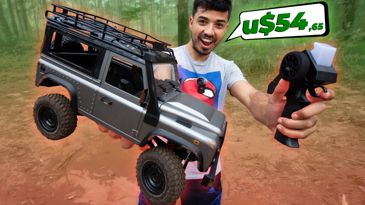 ESPETACULAR! Comprei uma LAND ROVER de Controle Remoto | Unboxing MN99S Land Rover