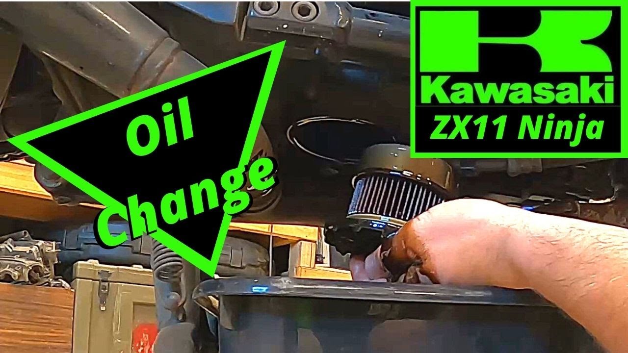 ZX11 Ninja Oil Change & Filter Replacement