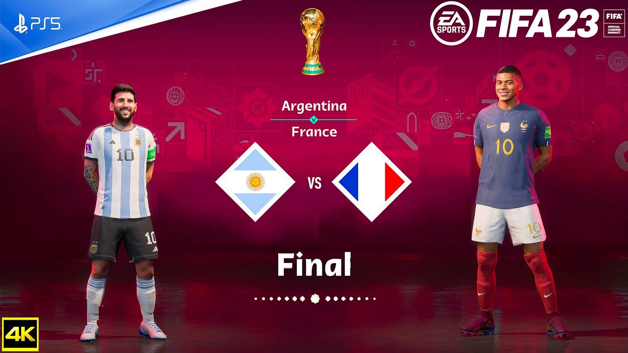 FIFA 23 — Аргентина — Франция — Чемпионат мира по футболу FIFA 2022 Катар | Финал | PS5™ [4K ]
