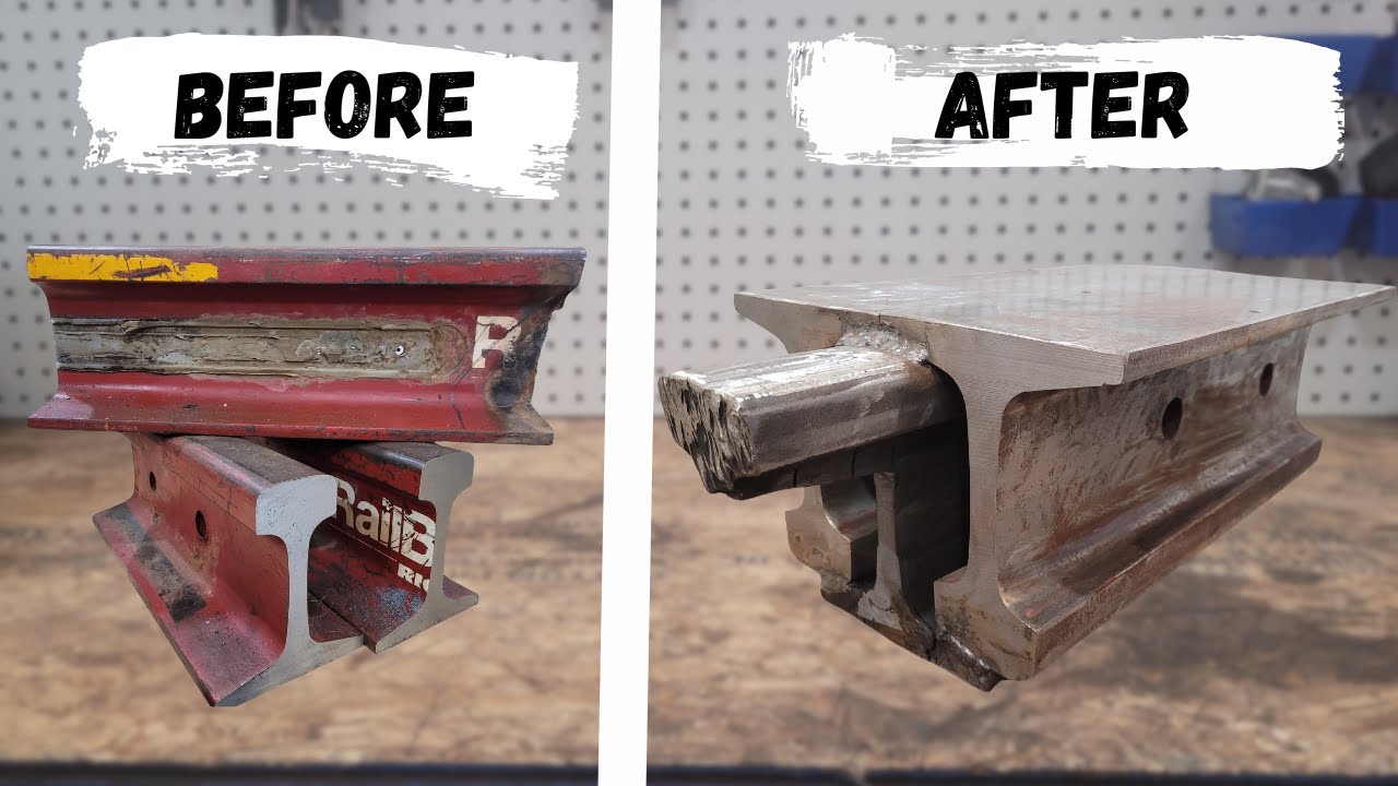 DIY Anvil From Railroad Track!