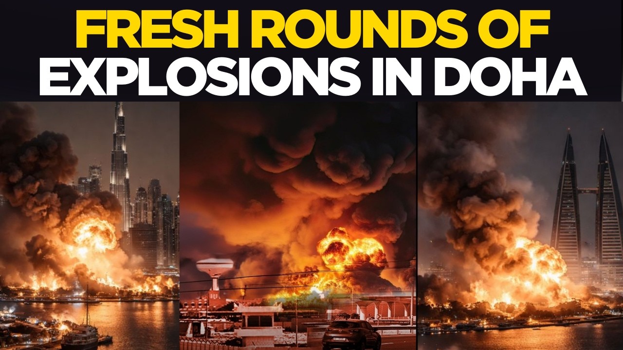 IRAN WAR LIVE UPDATES | Explosions Reported in Doha During Heightened Security Alert | Israel