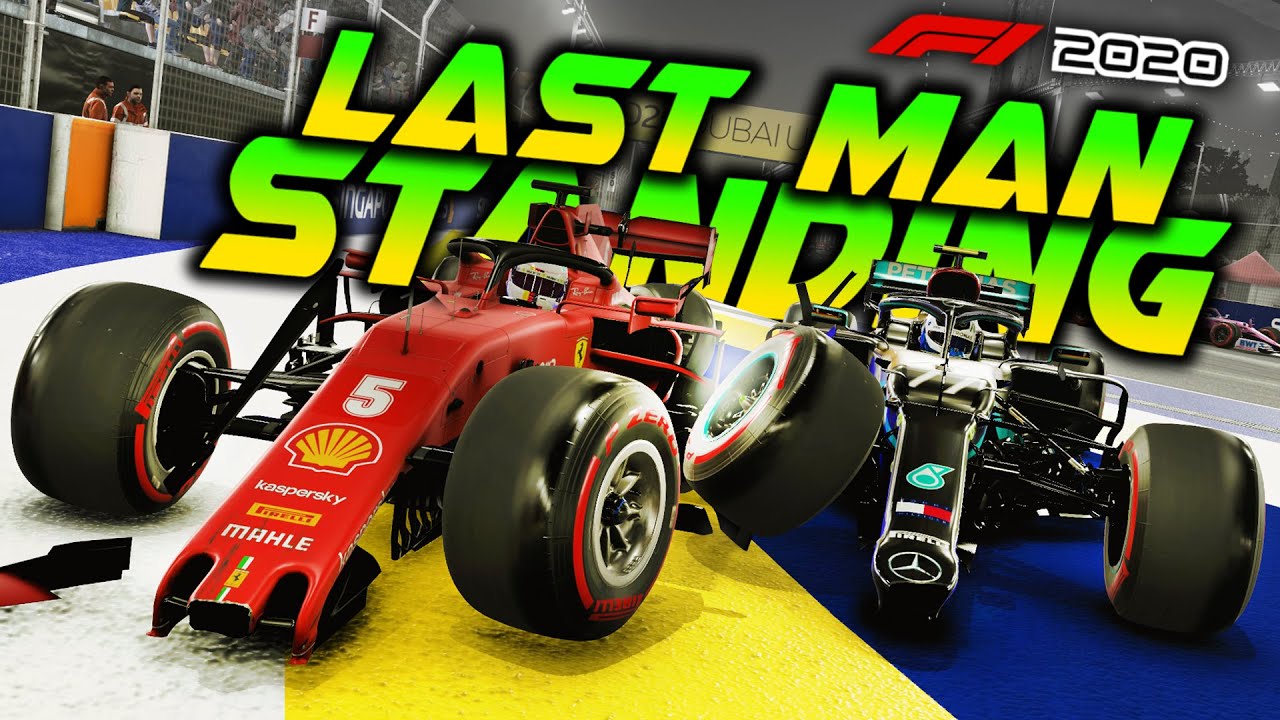 F1 2020 LAST MAN STANDING CHALLENGE AT SINGAPORE! Extreme Damage Survive Mod