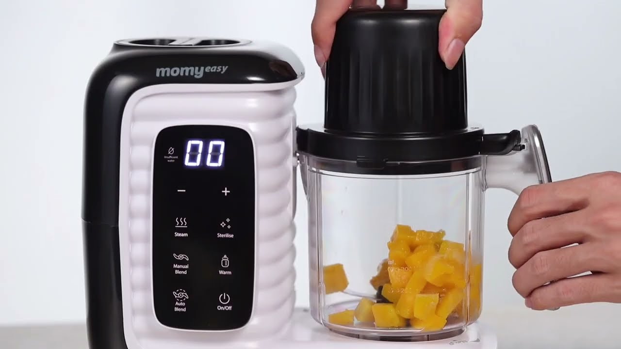 MOMYEASY baby food maker baby steam cooker and puree blender