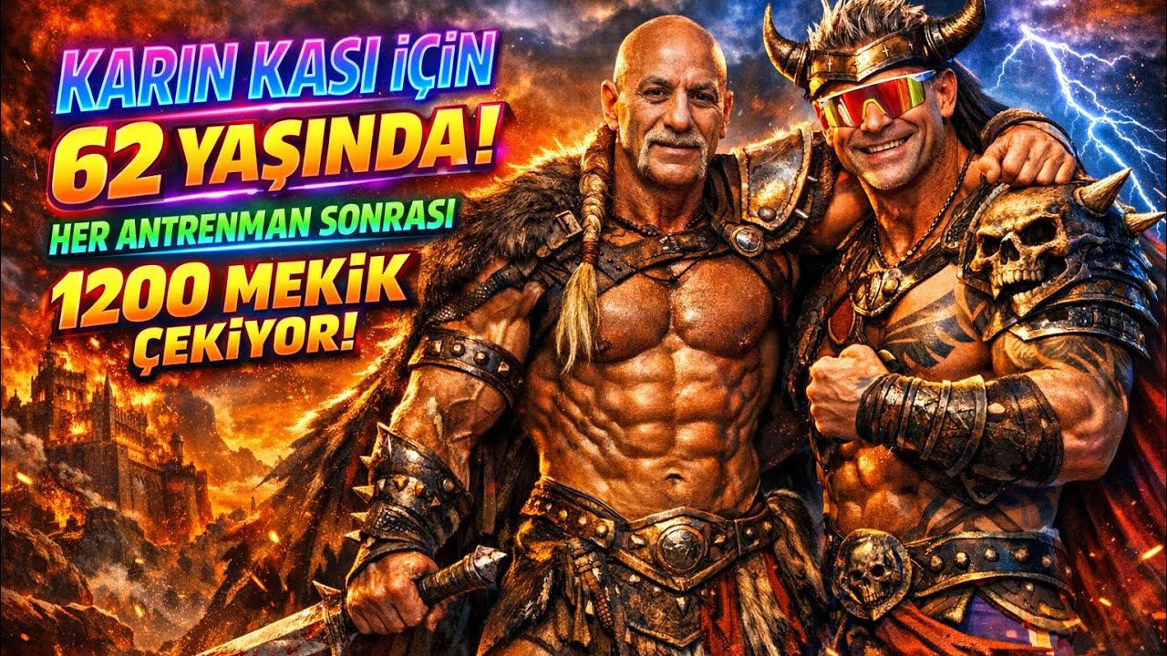 KARIN KASI İÇİN‼️62 YAŞINDA HER ANTRENMAN SONRASI 1200 MEKİK ÇEKİYOR