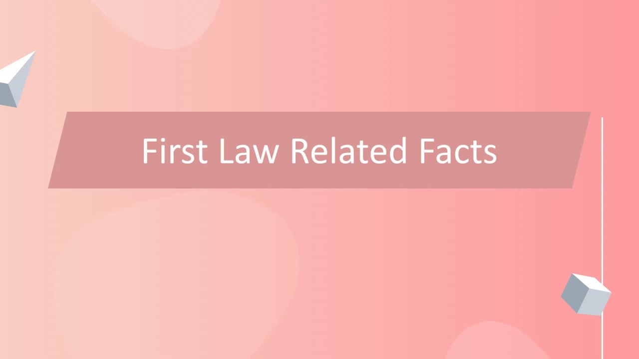 First Law Related facts - State PSC & Kerala PSC Classes