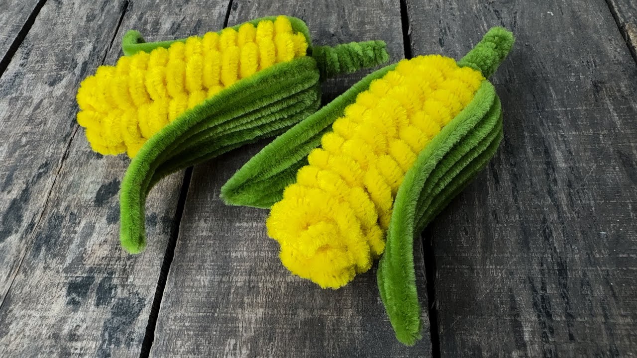 ABC TV | How To Make A Corn With Pipe Cleaner - Craft Tutorial
