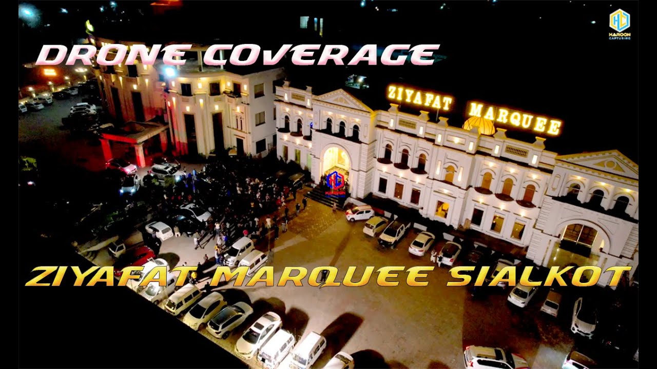 Ziyafat Marquee Sialkot - Barat Highlights - Drone Shots