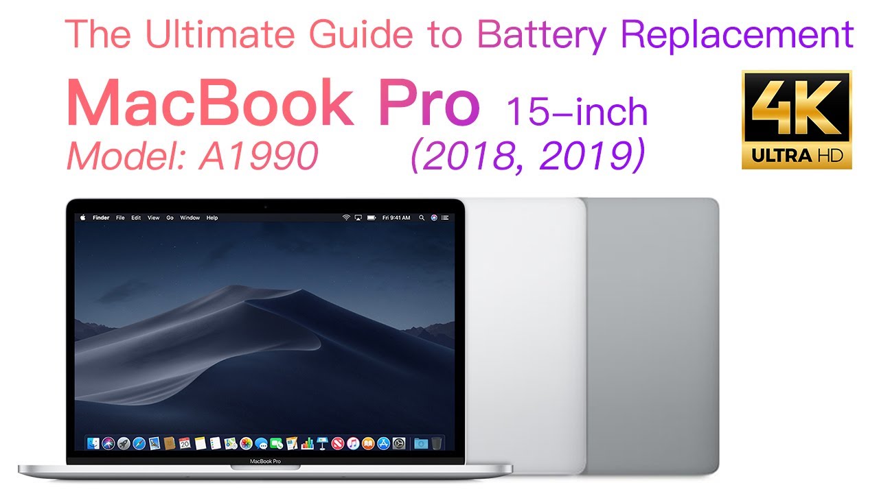 Battery Replacement for MacBook Pro A1990(2018 2019)