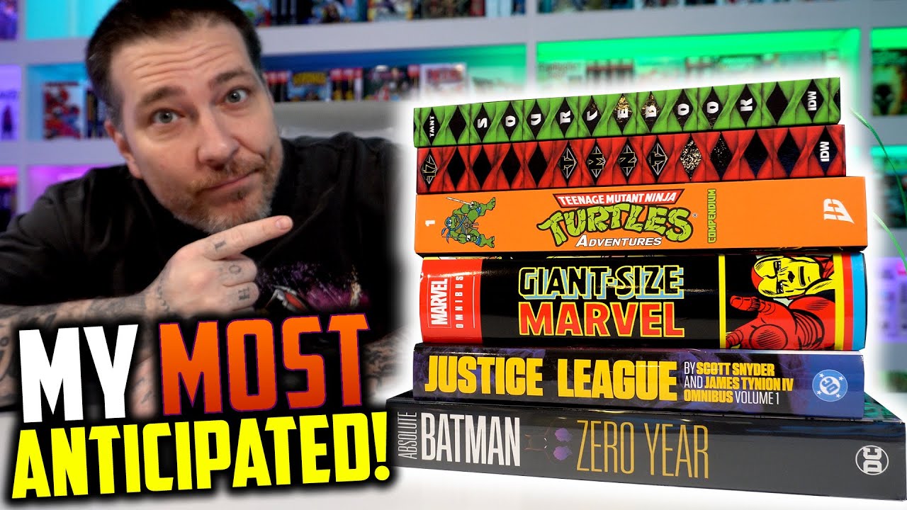 This Haul has My MOST ANTICIPATED Omnibus! TMNT, Justice League, Batman, and Giant Size Marvel!