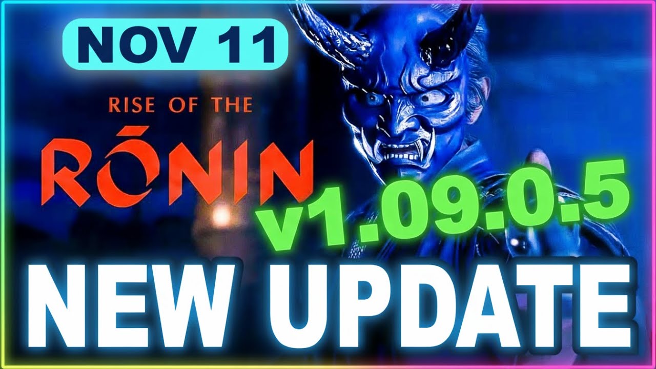Rise of the Ronin Update 1.09.0.5 Patch &mdash; The Hidden Fix That Finally Stops Those PC Crashes!
