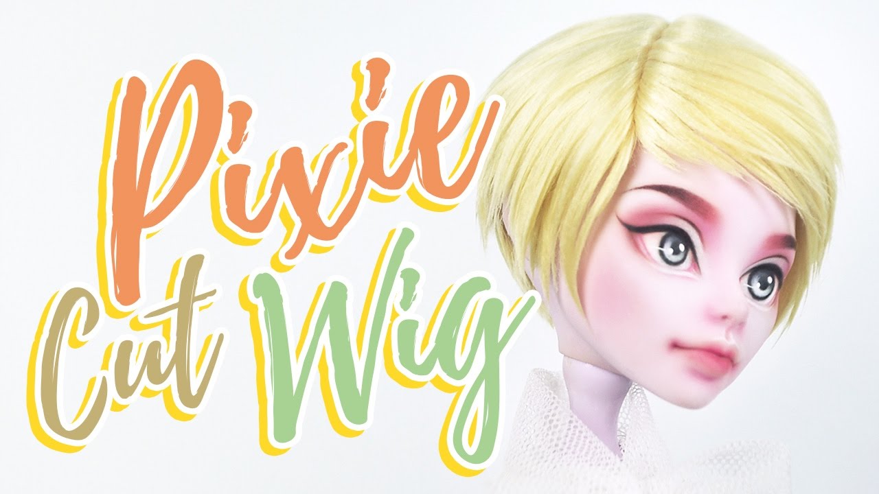 How to Make a Doll Wig | Pixie Cut | Mozekyto #6