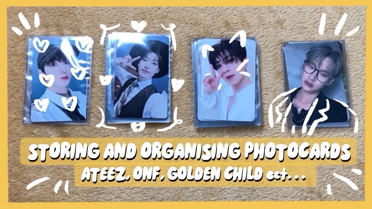 Storing and Organizing Photocards | January (Ateez, ONF, Golden Child +)