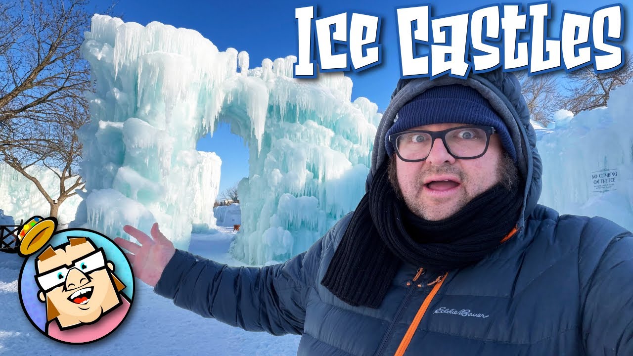 The Amazing Ice Castles - Twin Cities Miniature Railroad Museum - Winter Festival Festivities
