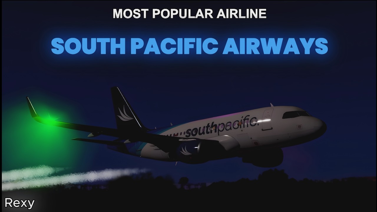 Most Popular Airline || South Pacific Airways || Roblox Airline review