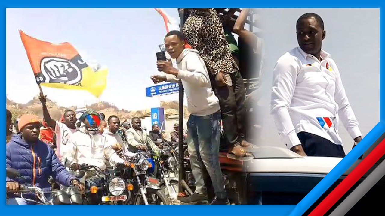 BALAA! TAZAMA MSAFARA WA CHAUMA UKIMSINDIKIZA SALUM MWALIM KUCHUKUA FOMU YA URAIS