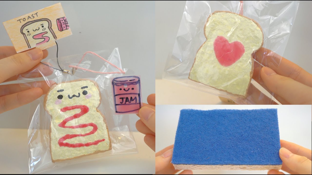 DIY Squishy Using A Dish Sponge