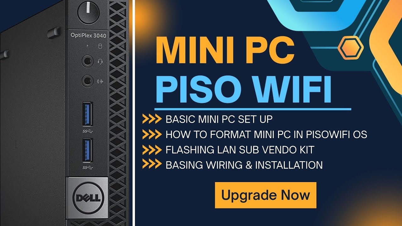 Mini PC Piso WiFi Set Up Complete Tutorial for PisoFi System Dell OptiPlex
