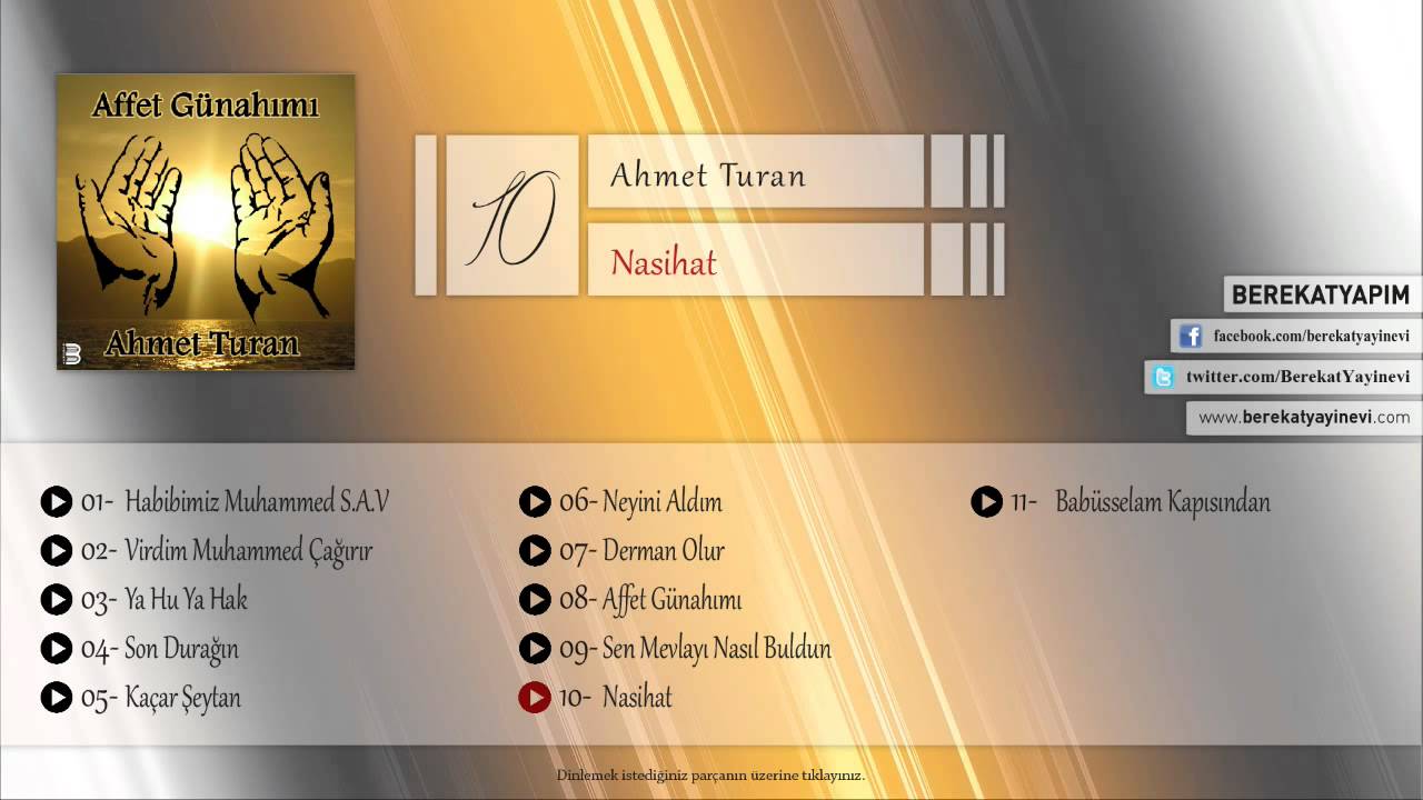 Ahmet Turan - Nasihat
