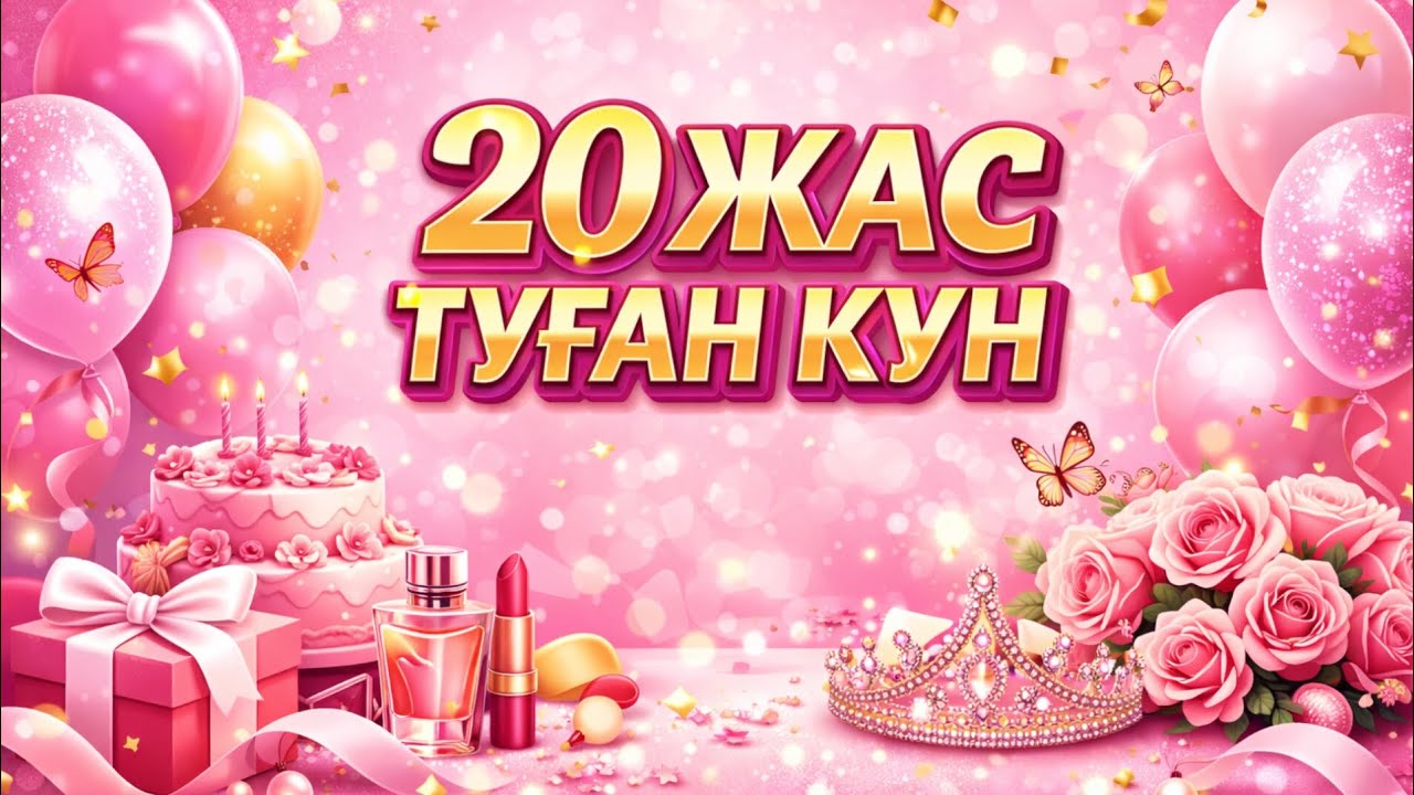 20-ЖАС ҚЫЗҒА ТУҒАН КҮН ӘН