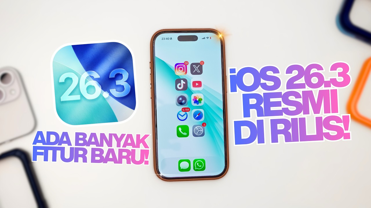 iOS 26.3 Resmi di Rilis! Ada Banyak Fitur Baru untuk iPhone! Wajib Update?