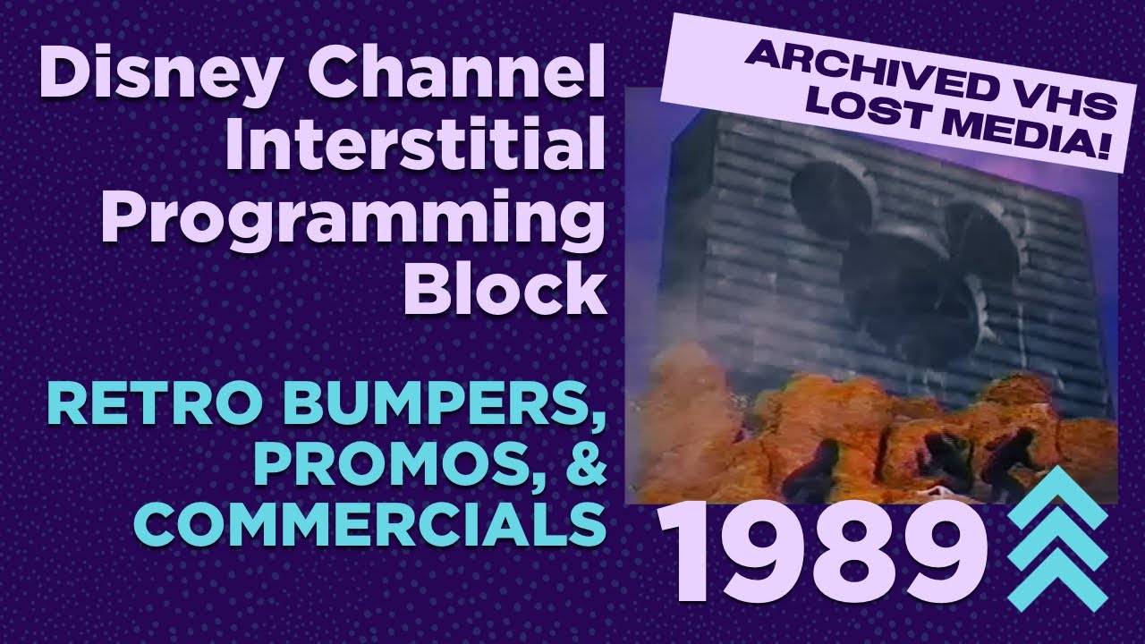 1989 Disney Channel Interstitial Programing Block | VHS Archive | Kids Incorporated | Glen Keane