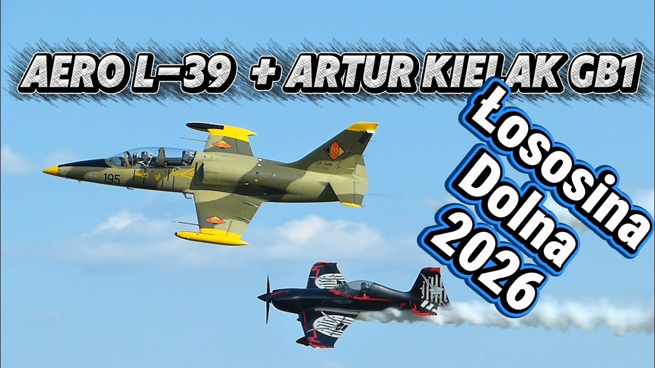 AERO L-39 ALBATROS + GAMEBIRD GB1 Air Show 2026 Łososina Dolna