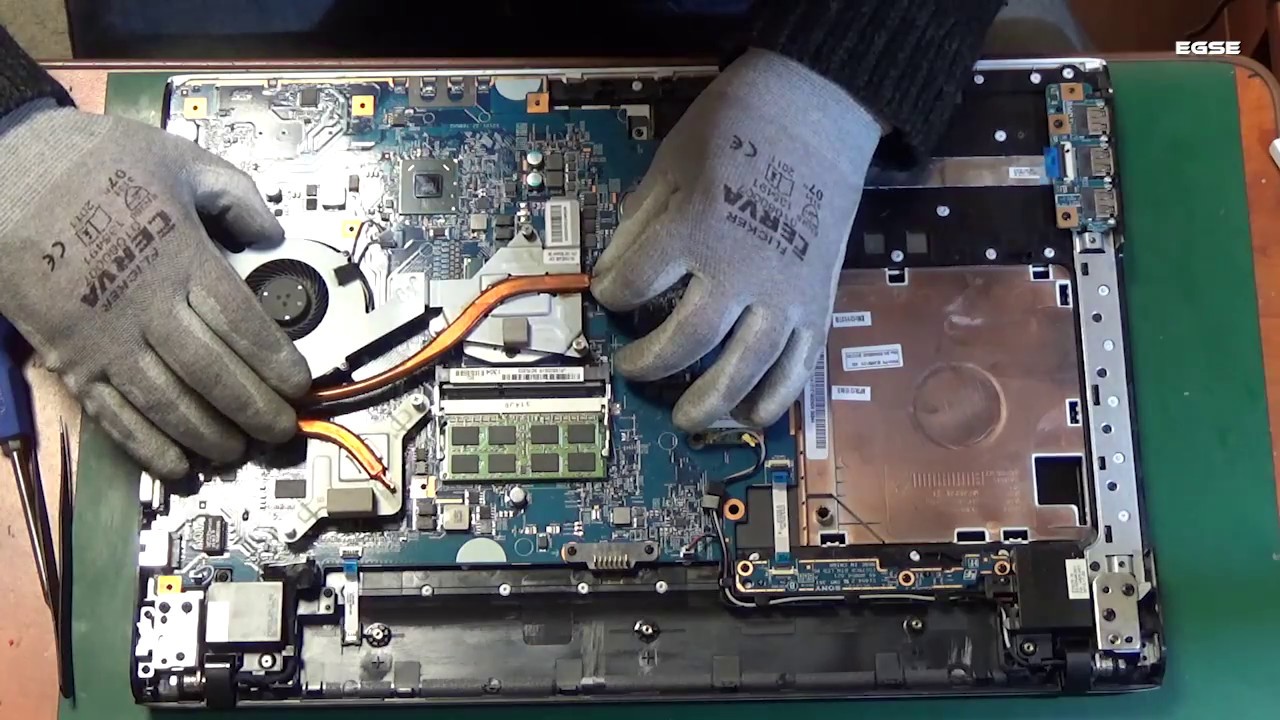 Sony SVE171E13M naprawa układu grafiki/graphic chip repair