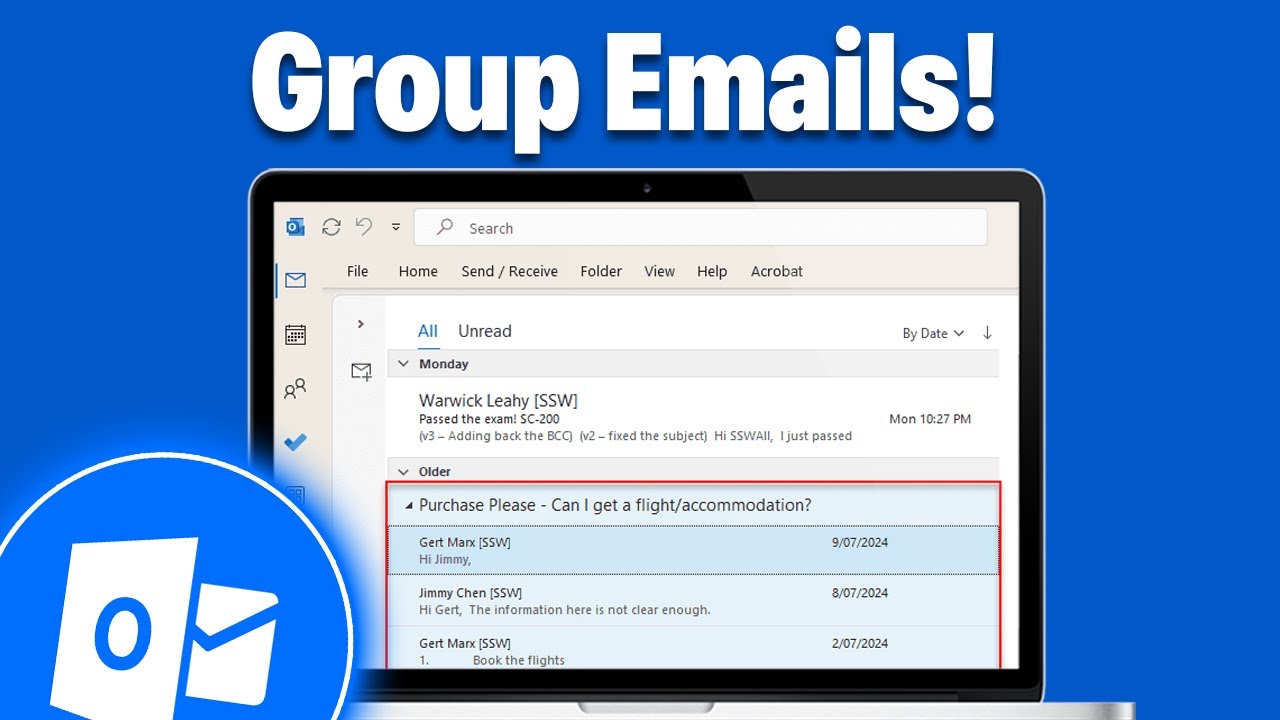 How To Group Outlook Emails By Conversation (Easy 2026 Guide)