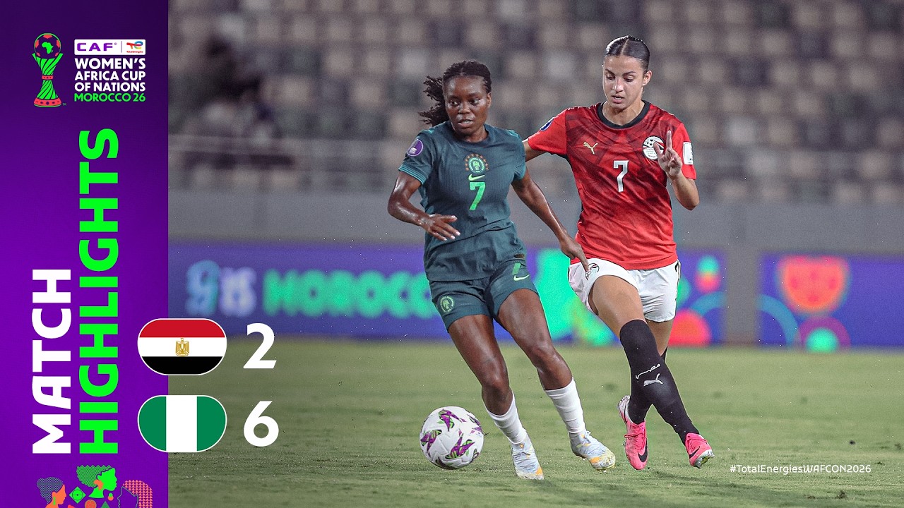 Egypt 2-6 Nigeria | Match Highlights l TotalEnergies WAFCON 2026 l Group C| ملخص مباراة مصر ونيجيريا