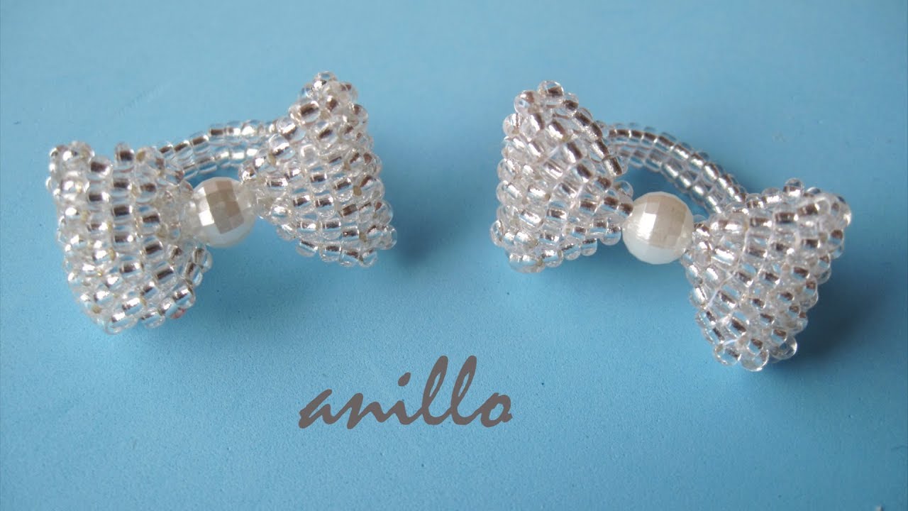 DIY - Como hacer un anillo lacito tutorial DIY - How to make a loop ring
