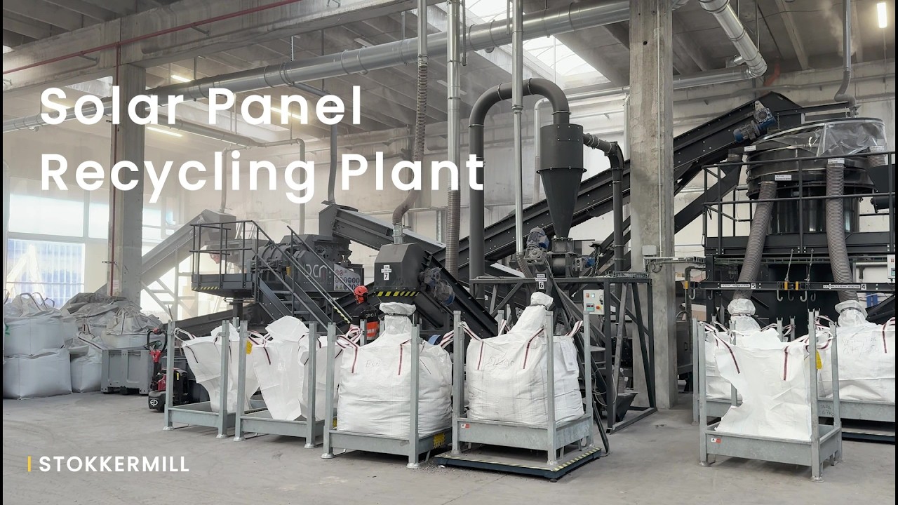 Solar Panel Recycling Plant  Complete PV Module Processing  Stokkermill