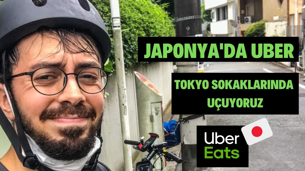 Bisikletle Japonya'da UBER Yapıyoruz / Gopro İle Tokyo Sokakları Turu / Gurbet Vlogları 1 🇯🇵