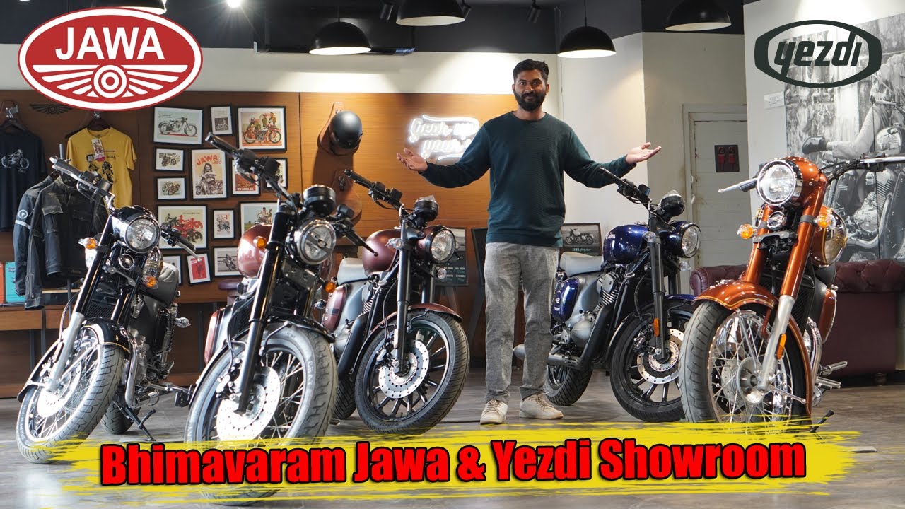Jawa & Yezdi showroom in Bhimavaram | TechTravelTelugu