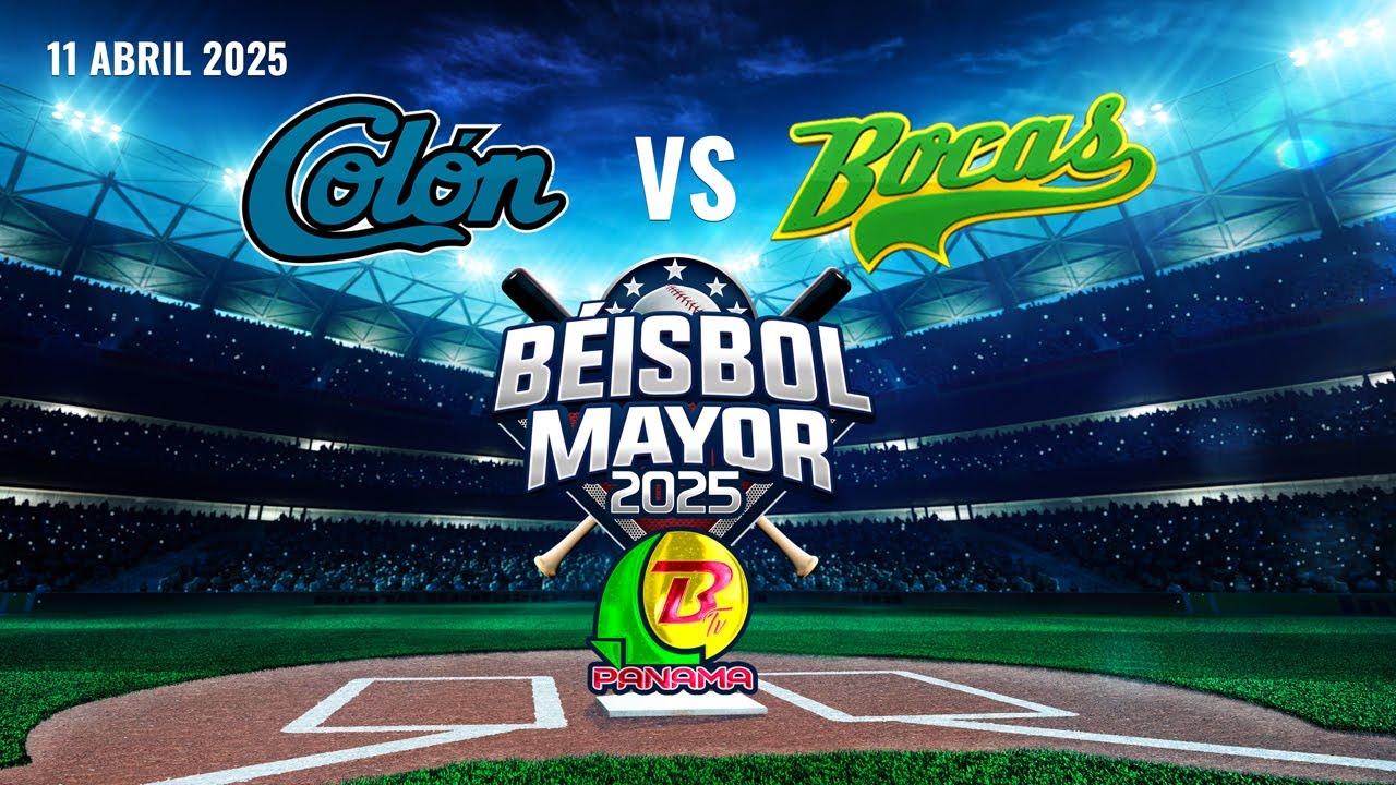 COLÓN VS BOCAS, BÉISBOL MAYOR 2025 -  #Btv Panamá